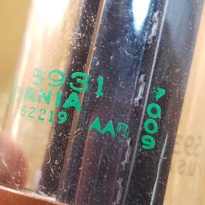 Sylvania ONE (1) JAN-CHS-5931 brown base rectifier tNOS AT1000 TESTED Vacuum Tubes balanced premium rugged 5U4GB Audio 1958-1970 image 11