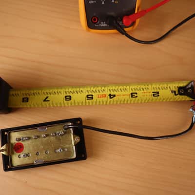 1990s DiMarzio DP-195 Classic PAF Humbucker Pickup 7.69ohms Nickel image 7