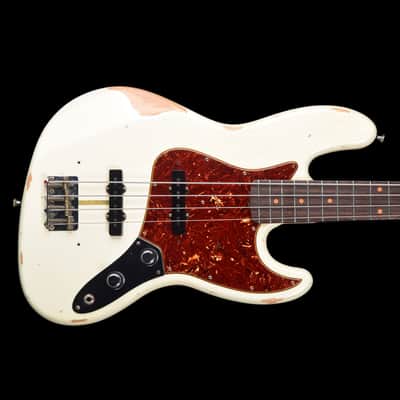 Fender Custom Shop Ltd 60 Jazz Bass 2022 - Relic Olympic White image 1