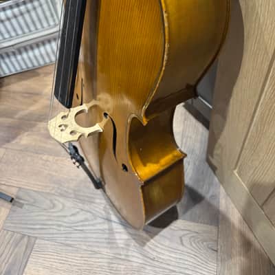 Stentor Student II Cello 3/4 - Gold Brown with case and bow image 2