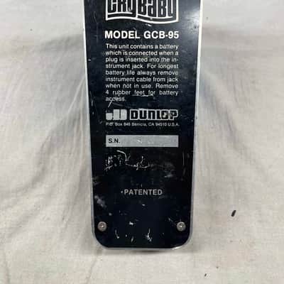 Dunlop GCB95 GCB-95 Cry Baby crybaby Wah Pedal - Rev C Circuit - missing 2 rubber feet image 7
