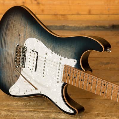 Suhr Standard Plus Faded Trans Whale Blue Burst Maple image 5