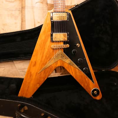 Hamer Vector Korina Limited Edition Flying V #27 of 72 1997 Korina image 2