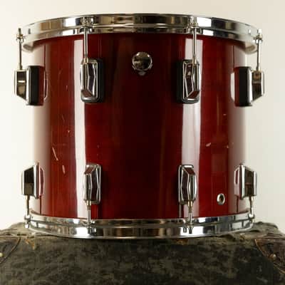 1980s Pearl 12x14 "Extender" Rosewood Lacquer Tom image 6