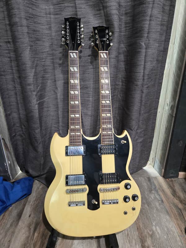 Gibson Custom Shop Don Felder "Hotel California" EDS-1275 Double Neck (Signed, Aged) 2010 - Aged White image 1