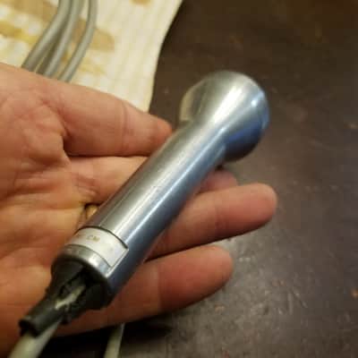 Sonotone CM10A Voice Of Music VM Space-age Ceramic Harp Mic Hi-Z 1960s Brushed Stainless image 7
