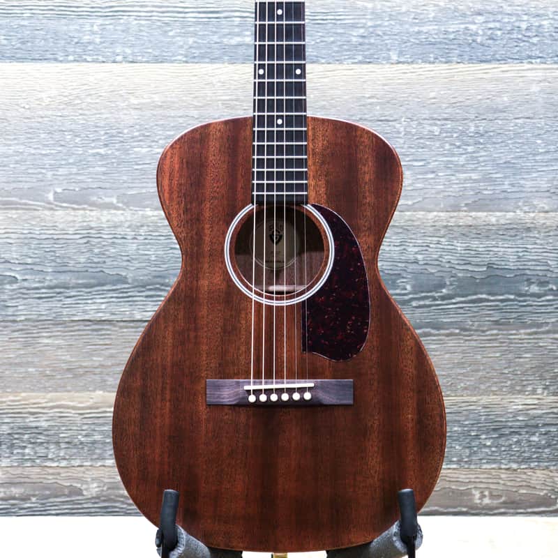 Guild M-20 Natural African Mahogany Guild USA Concert Acoustic Guitar w/Case image 1