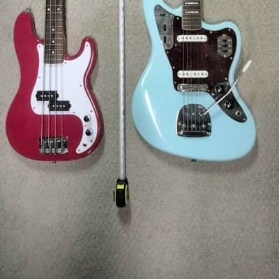 Squier Mini Precision Bass  - Dakota Red image 8
