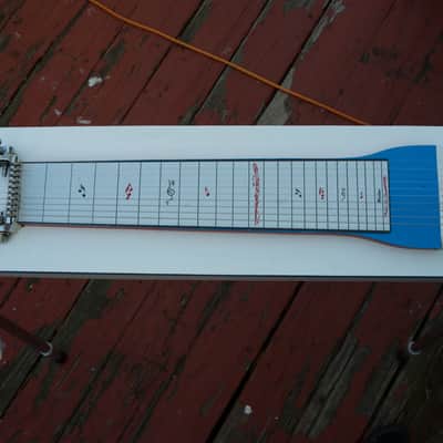 Marlen S10 70’s Single Neck 10-string Pedal Steel Guitar- Red/white/blue 3x3 image 3