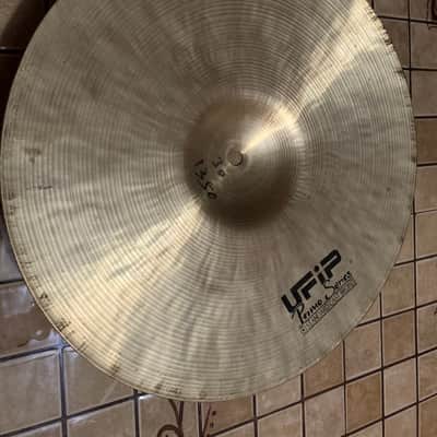 UFIP Primo Series Cast Bronze 14” Hi-Hat Cymbals 2000’s - Bronze image 4