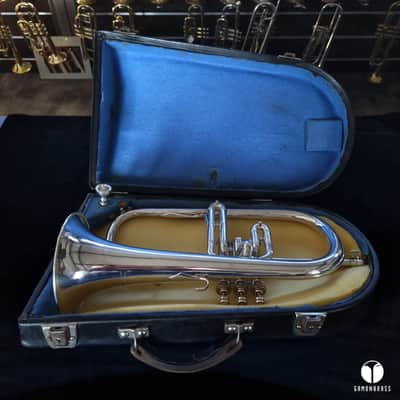 Best era Couesnon Paris flugelhorn case Courtois 5 mouthpiece gamonbrass image 2