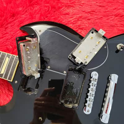 History SH-SG 2010 SG Standard Black - Heritage Wood - Original Hard Shell Case - Made By Fujigen in Japan MIJ image 21