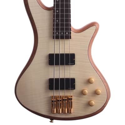 Schecter Stiletto Custom 4 String Bass Natural image 3