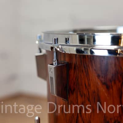 Rare Sonor Signature African Bubinga Heavy HLFT 18 – 18x19 Floor Tom – 1980s image 5