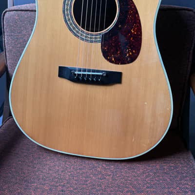 Alvarez 5043 MIJ D35 lawsuit copy 6 string acoustic guitar 1982 - Natural, Made in Japan image 4