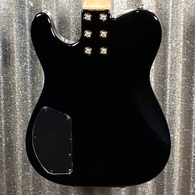 G&L USA Fullerton Deluxe ASAT 4 String Bass Jet Black & Bag #8120 image 9