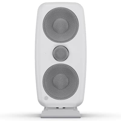 IK Multimedia MTM mkII High-Resolution Compact Studio Monitor - White, Pair image 2