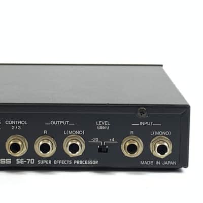 Boss SE-70 Super Effects Processor 1993 - 1999 - Black TGHM image 8