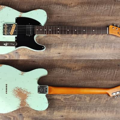 MyDream Partcaster Custom Built - Water Green Semi Relic Dreamsongs image 1