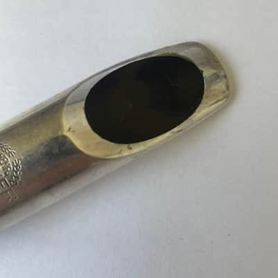 Vintage Selmer C** Long Shank Metal Alto Saxophone Mouthpiece with Selmer Ligature and Cap image 4