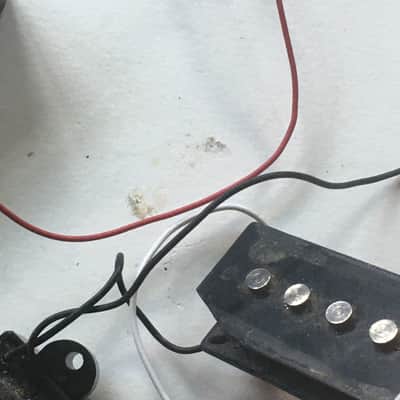 Lot Of 3 Black Jazz Bass Pickups + Covers Precision Electric Guitar Fender Relic image 6