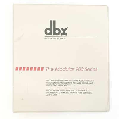 dbx 900A Rack Frame w/ 6 Modules – 4x 902 De-Esser, 2x 903 Compressor + Manuals image 11
