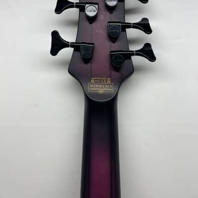 Schecter STILETTO STUDIO-5 2022 - TRANSPARENT PURPLE BURST image 6