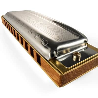 Hohner MS Series Blues Harp, 10 Hole Diatonic Harmonica, F Major - M533066P image 9