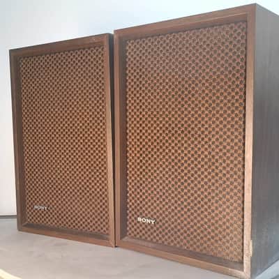 Sony SS-250 Bookshelf Speakers Pair Vintage 2 Way HiFi Stereo Home Audio image 2