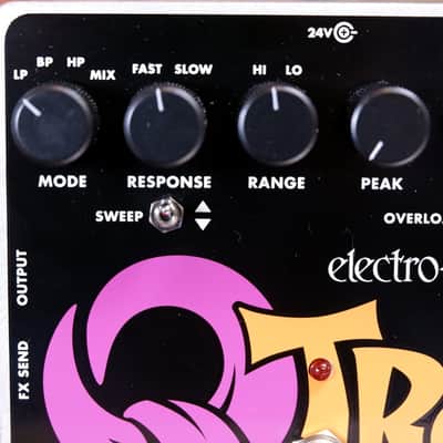 Electro-Harmonix Q-Tron Plus Envelope Filter with Effects Loop - Black / Purple / Orange image 5