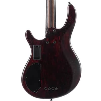 Cort B4ELEMENTOPBR Artisan Series B4 Element Bass Guitar. Open Pore  Burgandy Red image 9