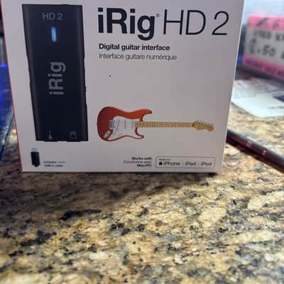 IK Multimedia iRig HD 2 Mobile USB Guitar Interface 2010s - Black image 1