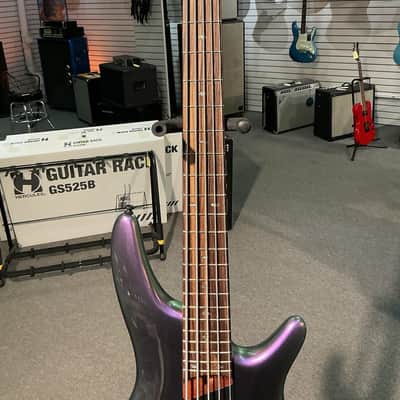 Ibanez SR505E Standard 5-String Bass - Black Aurora Burst image 5
