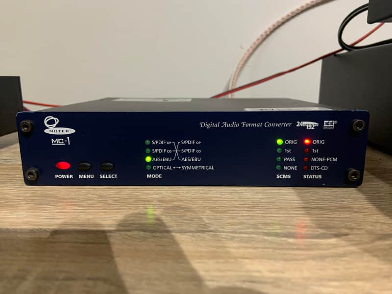 Mutec MC 1 Master Clock 2004 - Dark Blue Finish Early Production image 1