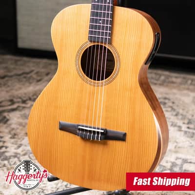 Taylor Academy 12e-N Left-Handed Nylon Grand Concert Acoustic/Electric Guitar with Gig Bag image 1