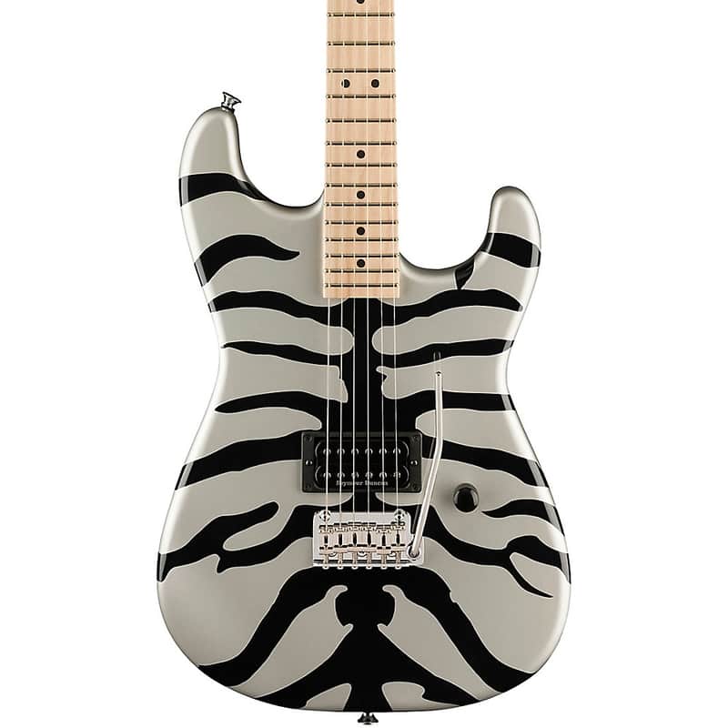 Charvel Super-Stock SD1 H 2PT M Maple Fingerboard Electric Guitar Regular Silver Bengal image 1