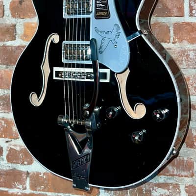 "New" Gretsch Professional Black Falcon Hollowbody Electric Guitar, Black,  Includes Pro Setup, Help Support Small Business & Buy It Here ! In Stock image 1