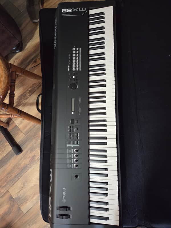 Yamaha MX88BK-K2 88-Key Stage Keyboard with Pro Stand and FC3A Sustain Pedal image 1