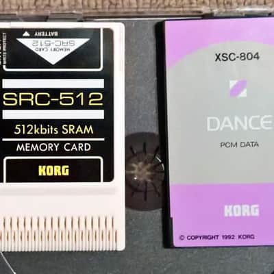 Korg 01/W + rare Dance ROM Card & Memory Card image 11