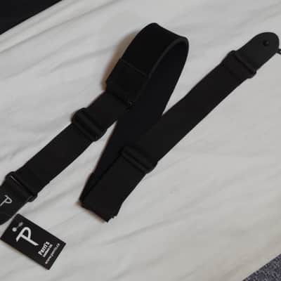 PERRI'S Neoprene black guitar strap NEW comort flex most comfotable image 3