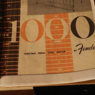 Fender 1000 Pedal Steel 1961 - Sunburst image 18