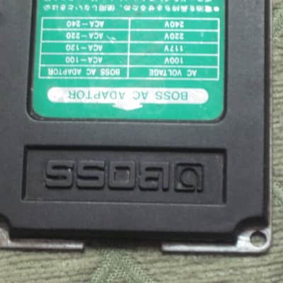 used Boss Green Label Taiwan BOTTOM PLATE - has serial number on it, April 1991 [specifically from HF2 - but can be for some CE-3, BF-2, CE-2B, and BF-2B (NO pedals, NO other parts)] image 10