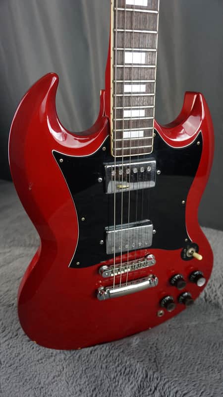 Heart Man SG - Kiso Suzuki Cherry Japan Electric Guitar | Reverb