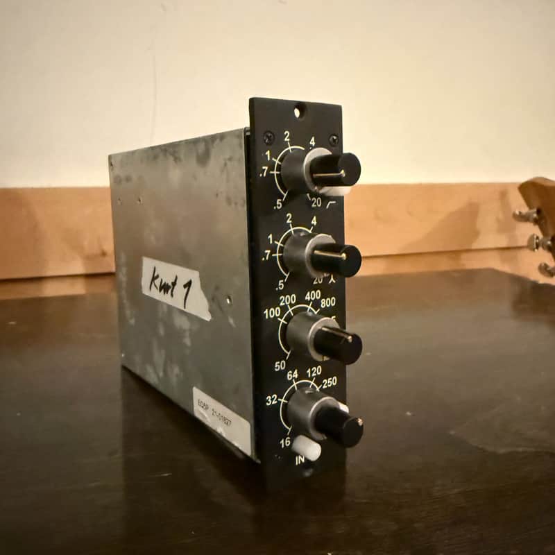 Tonelux EQ5P 500 Series Discrete Parametric Equalizer Module 2010s - Green image 1