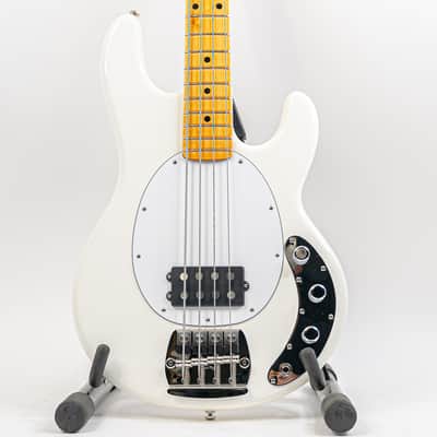 Music Man StingRay Retro ‘70s 4-String Bass White w/ OHSC | Vintage Swagger, Modern Power image 1