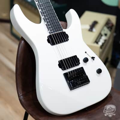 ESP E-II M-II 7B Baritone 7-String Evertune Guitar w/ Case – Pearl White (B-stock) image 2