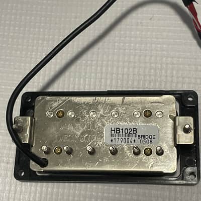 2000's Seymour Duncan Designed HB102B Bridge Humbucker Guitar Pickup w/ Ring 16.86k image 6