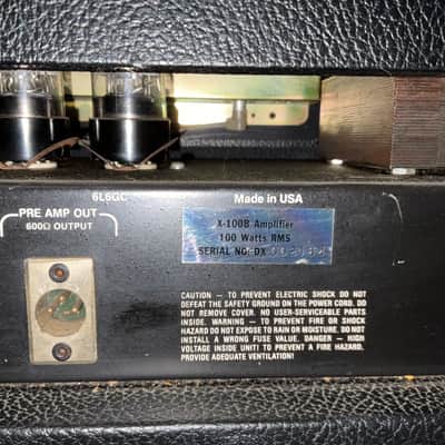 Carvin Carvin X100B Tube Guitar Amp Head 1980s - Black image 6
