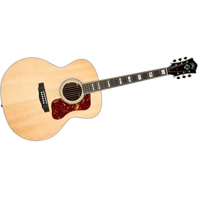 Guild F-55E Jumbo Acoustic-Electric Guitar Regular Natural image 7