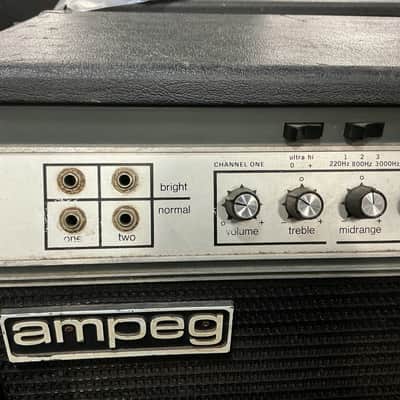 Ampeg SVT "Black Line" 300-Watt Bass Amp Head 1970s - Black image 2